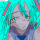 anime drawing of Hatsune Miku + pfp comm by artist stockings